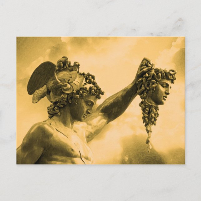 Cartão Postal Perseu vs Medusa (Frente)