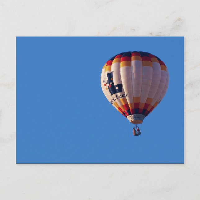 Cartão Postal Pershing Balloon Derby 2009 (Frente)