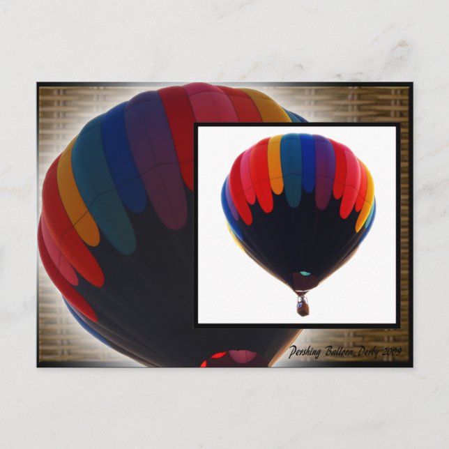 Cartão Postal Pershing Balloon Derby 2009 (Frente)