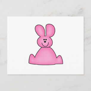CARTÃO POSTAL PERSOMMARSHRABBITPINK