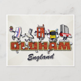 Cartão Postal Personagens de desenho animados Oldham