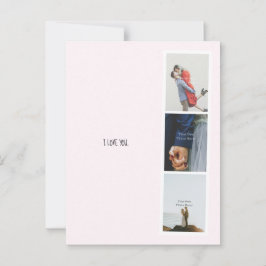 Cartão Postal Personalised Photo Valentine's Day Love Card.