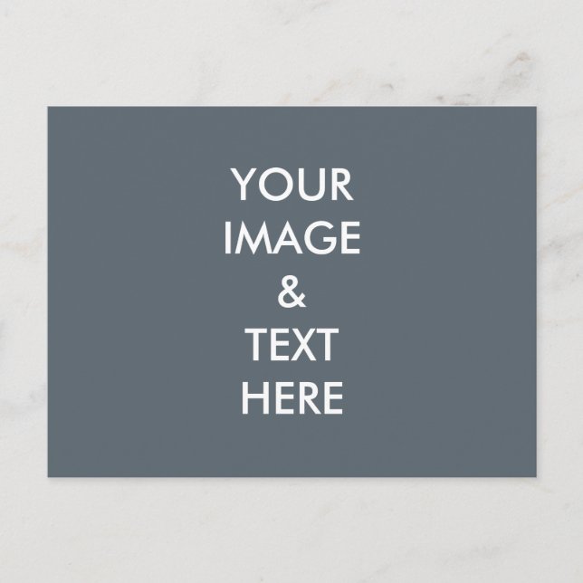 Cartão Postal Personalizada Personalizada Sua Própria Foto (Frente)