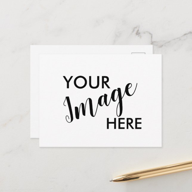 Cartão postal personalizado (Frente/Verso In Situ)