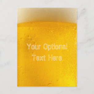 Cartão postal personalizado BEER
