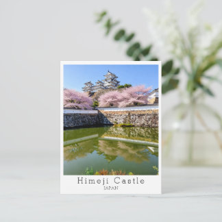 Cartão Postal Personalizado, Castelo Himeji na Primavera