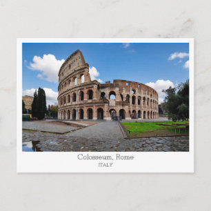 Cartão Postal Personalizado, Coliseu, Roma, Itália