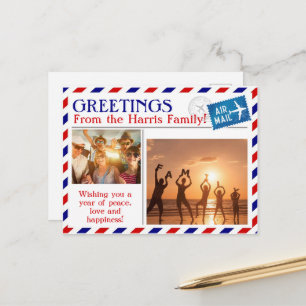 Cartão Postal Personalizado com Foto Drop-in por C