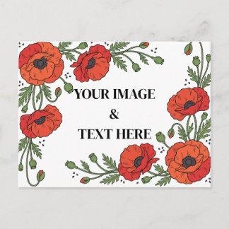 Cartão Postal Personalizado com Sua Própria Foto & Texto