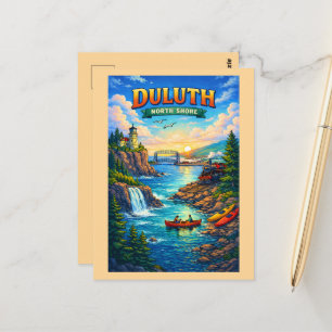 Cartão Postal Personalizado da Costa Norte de Dulu