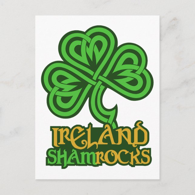 Cartão postal personalizado da Irlanda (Frente)
