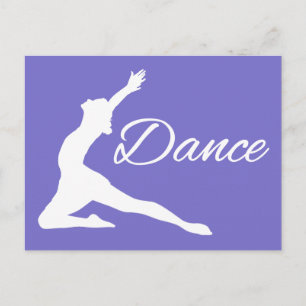Cartão postal personalizado DANCE