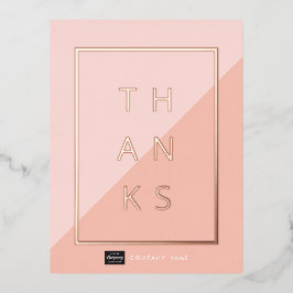 Cartão-postal Personalizado de Business Gold Obrig