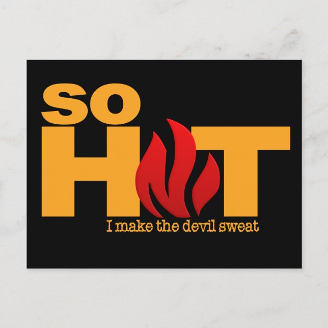 Cartão postal personalizado de HOT (Frente)