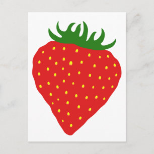 Cartão postal personalizado de Morango