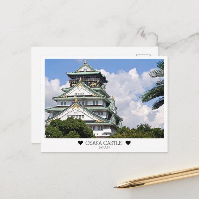 Cartão Postal Personalizado, De Osaka com Amor (Frente/Verso In Situ)