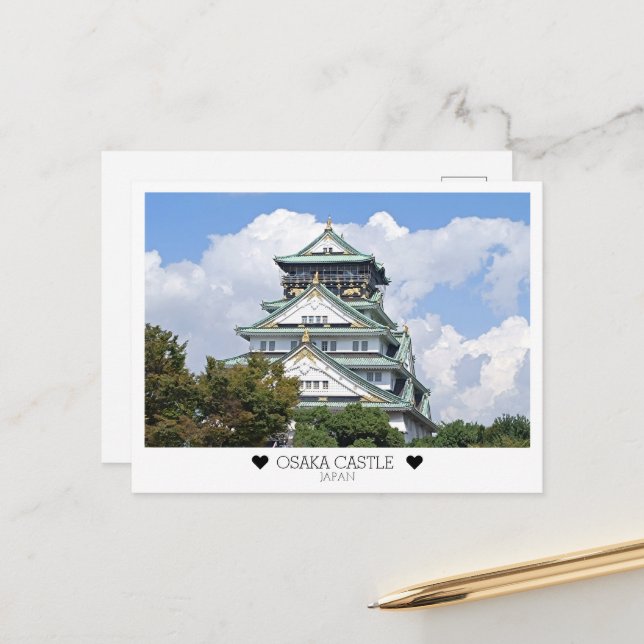 Cartão Postal Personalizado, De Osaka com Amor (Frente/Verso In Situ)