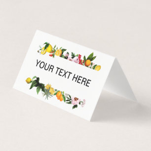 Cartão-postal personalizado de quadro de limão e