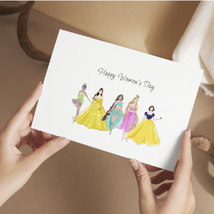 Cartão Postal personalizado, dia das mulheres, feliz aniversário