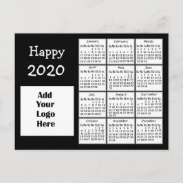 Cartão Postal Personalizado Feliz 2020 Novo Ano Personalizado