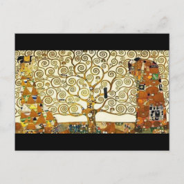 Cartão Postal Personalizado. Gustav Klimt. Árvore da Vida.