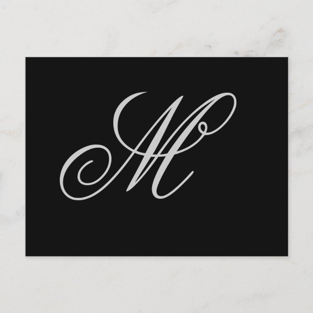 Cartão postal personalizado inicial (Frente)