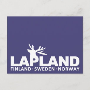 Cartão postal personalizado LAPLAND