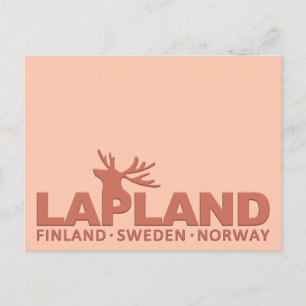 Cartão postal personalizado LAPLAND