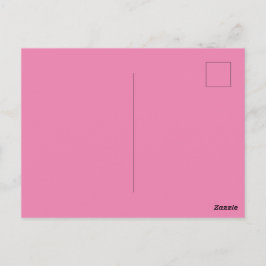 Cartão Postal Personalizado Marca Rosa Padrão Imagem Perfeita 
