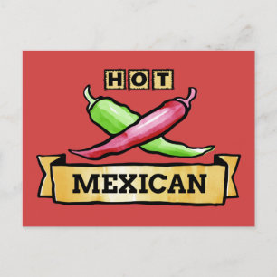 Cartão postal personalizado mexicano quente