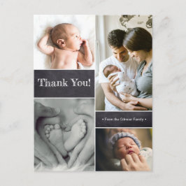 Cartão Postal Personalizado Obrigado Foto Do Quadro Do Quadro Do