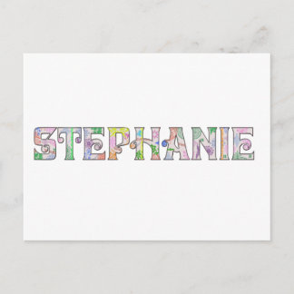 Cartão Postal Personalizado para Stephanie