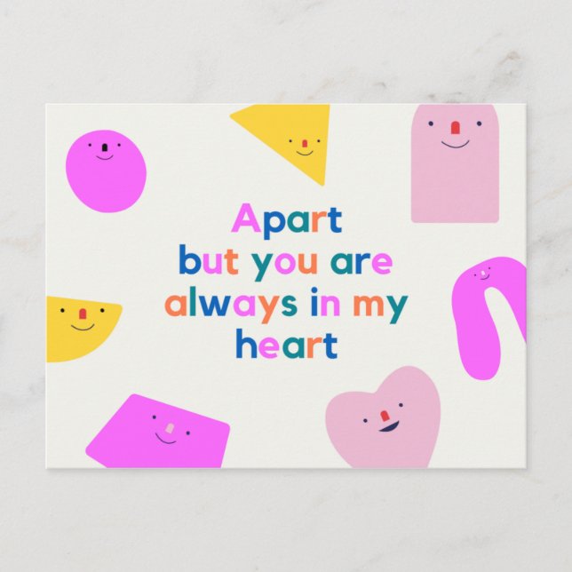 Cartão Postal Personalizado - Para Vovó/Vovô (Frente)