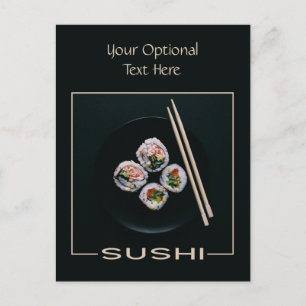 Cartão postal personalizado Sushi
