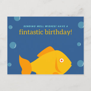 Cartão Postal Personalizado - Tenha um aniversário fintasy Engr