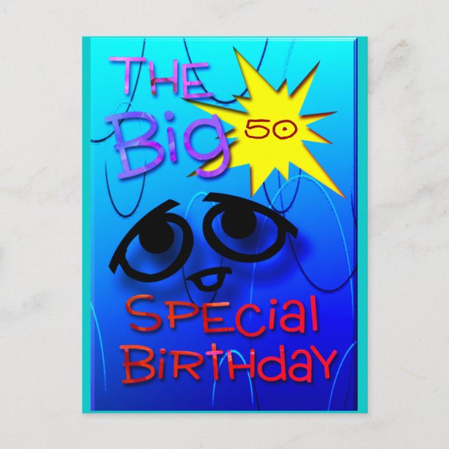 Cartão Postal Personalizar a Idade (Frente)