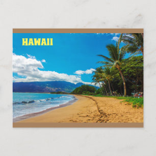 Cartão Postal Personalizar Aloha Hawaii Tropical