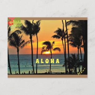 Cartão Postal Personalizar Aloha - Maui