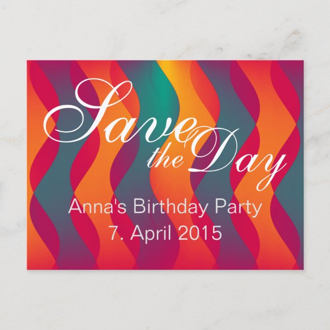 Cartão Postal Personalizar o seu texto, sinal, imagem e fundo (Frente)