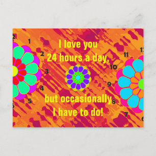 Cartão Postal Personalizar o seu texto, sinal, imagem e fundo