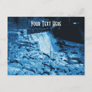 Cartão postal Personalizável da Barragem de Águ