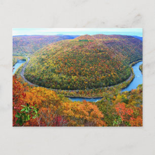 Cartão postal personalizável da Virgínia Ocidental