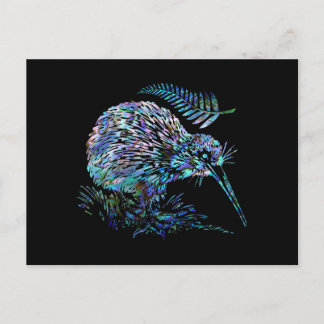 CARTÃO POSTAL PERSONALIZÁVEL DO NOVO ZEALAND KIWI