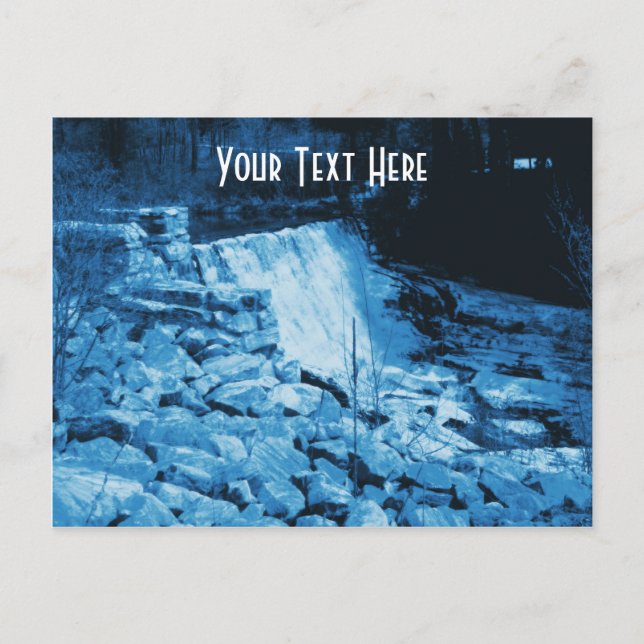 Cartão postal Personalizável para a Barragem de Ág (Frente)