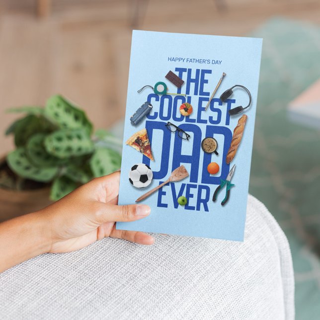 Cartão Postal Personalize O Pai Mais Legal Do Mundo (Criador carregado)