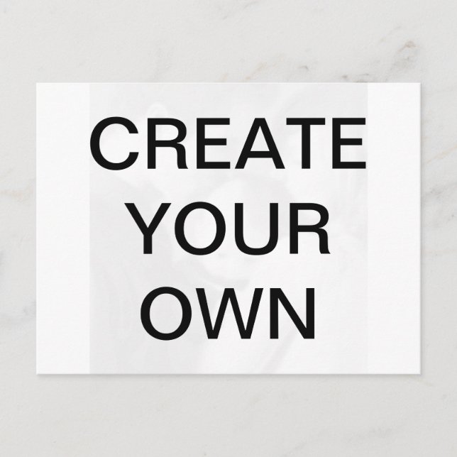 Cartão Postal Personalize o seu (Frente)