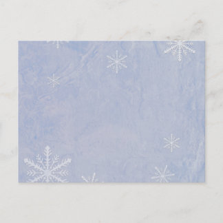 Cartão Postal PERSONALIZE Papel Snowflake 3 - Azul Original