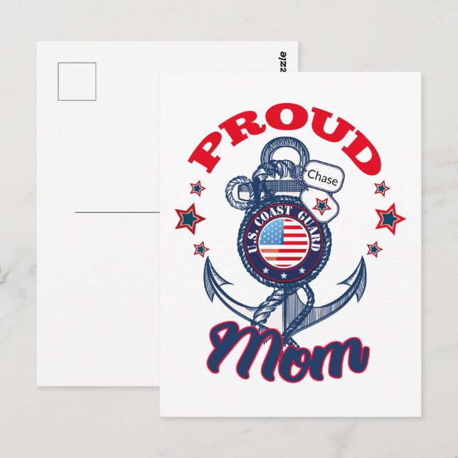 Cartão Postal Personalize Placa de Identificação de Cachorro Org (Frente/Verso)