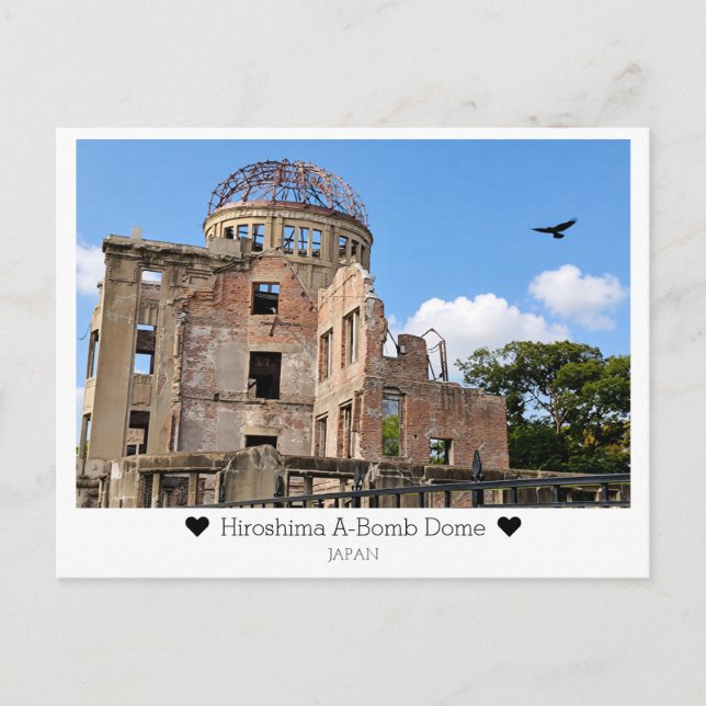 Cartão Postal Personalized, Greetings from Hiroshima, Japan (Frente)