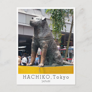 Cartão Postal Personalized, Greetings from TOKYO, Hachiko, Japan